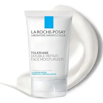 La Roche-Posay Toleriane Double Repair Face Moisturizer | Daily Moisturizer Face Cream with Ceramide and Niacinamide for All Skin Types | Oil Free | Fragrance Free