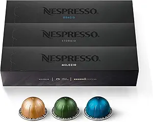 Nespresso Capsules Vertuo, Variety Pack, Medium and Dark Roast Coffee, 30 Count Coffee Pods, Brews 7.8 oz.