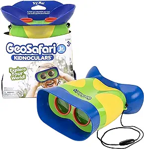 Educational Insights GeoSafari Jr. Kidnoculars - Binoculars for Kids Ages 3+, STEM and Outdoor Toys for Toddlers, Gifts for Toddlers, Stocking Stuffers for Kids